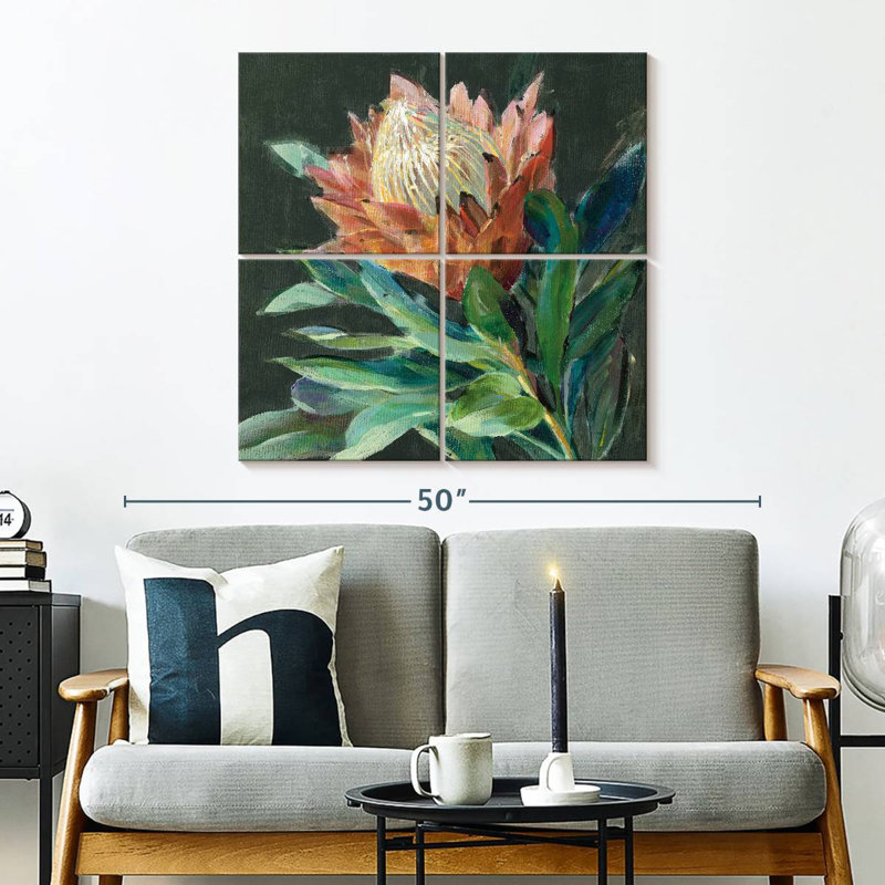 Harnek Deep Protea, H 32 po x l 32 po