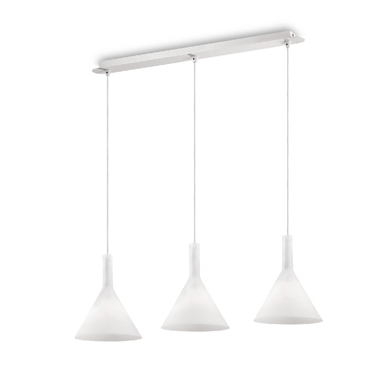 3 - Light Crystal Kitchen Island Pendant