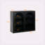 Armoire murale avec portes en verre 27,56 po avec rangement à trois niveaux-106349531-106349529