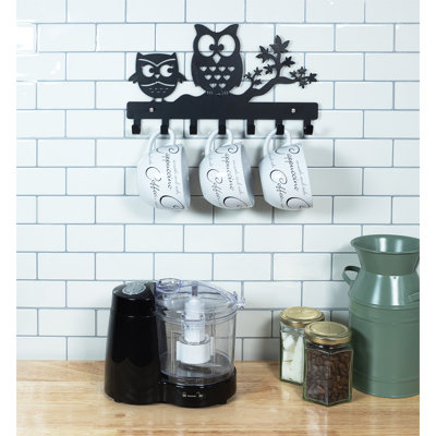 Sterre Owl Desgin Wall Organiser 7 Hooks