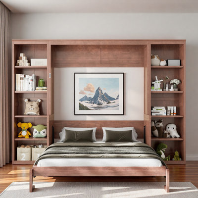 Murphy Bed With Desk And Bookshelf