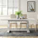 Kinston 6 Piece Dining Set - Distressed Ivory