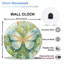 Horloge murale Butterfly