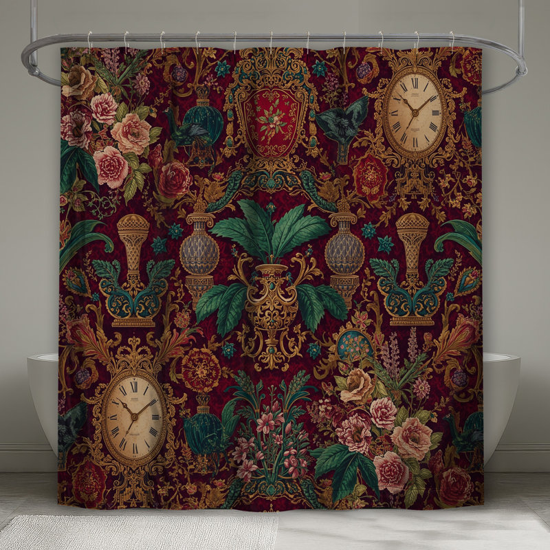 Rideaux de douche Ornate, L 70 po x H 84 po