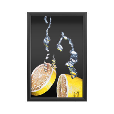 « Lemon Splash » par RODERIC Stevens, reproduction de photo sur toile encadrée
