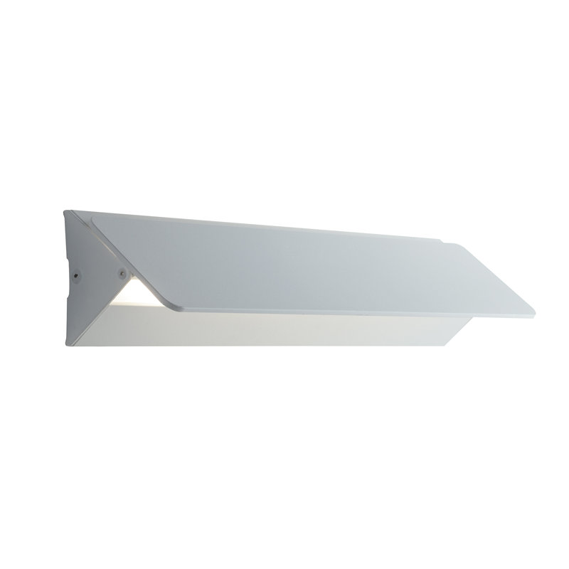 Aluminium LED Flush Mounted Sconce, White