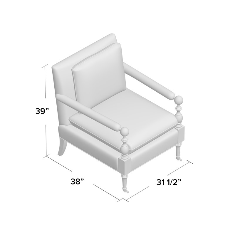 Fauteuil Leslie, Montego Bay, Perigold ‑ minerai Atando