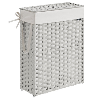 Wood Laundry Hamper with Handles