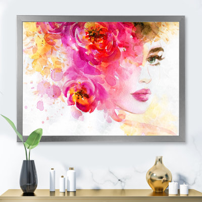 Art floral sur toile