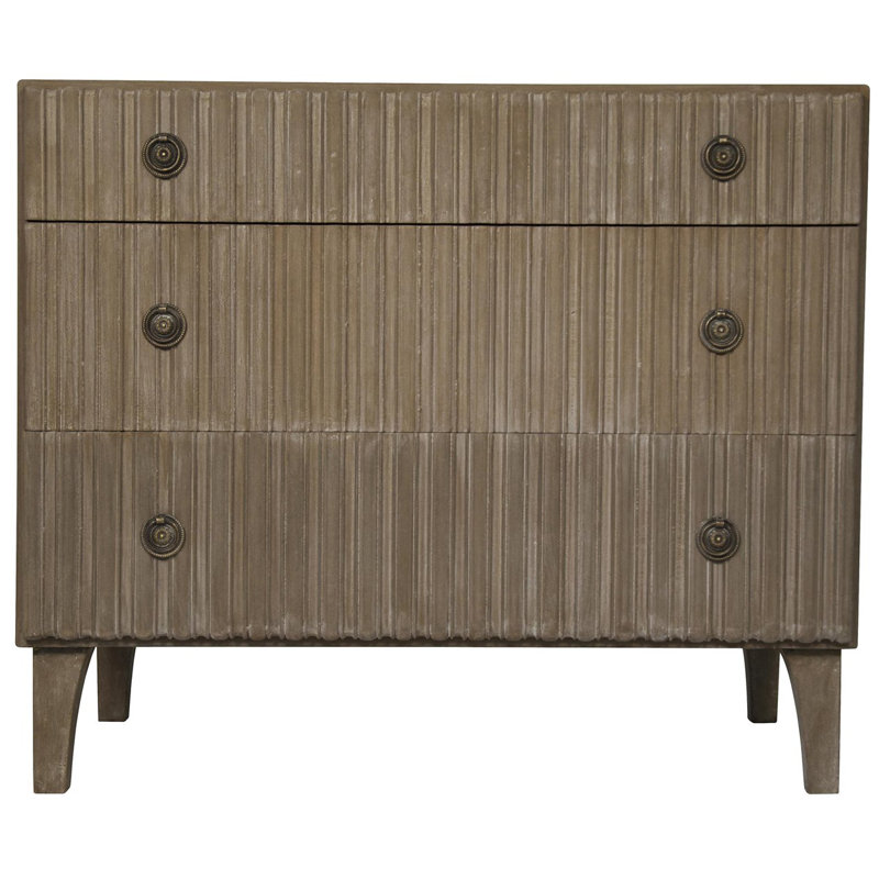 Commode 3 tiroirs Daryl, Délavé