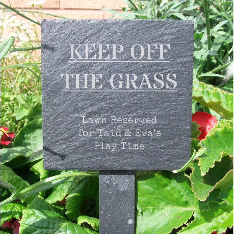 Pattison Stone Plants & Flowers Garden Sign
