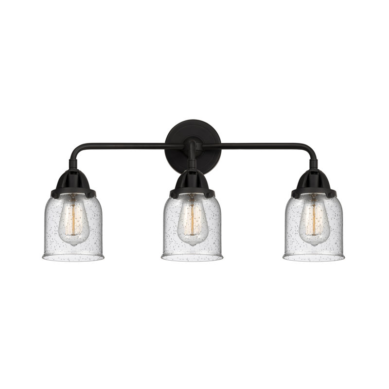 Shauna 3 - Light Vanity Light, Matte Black, No Bulb Included