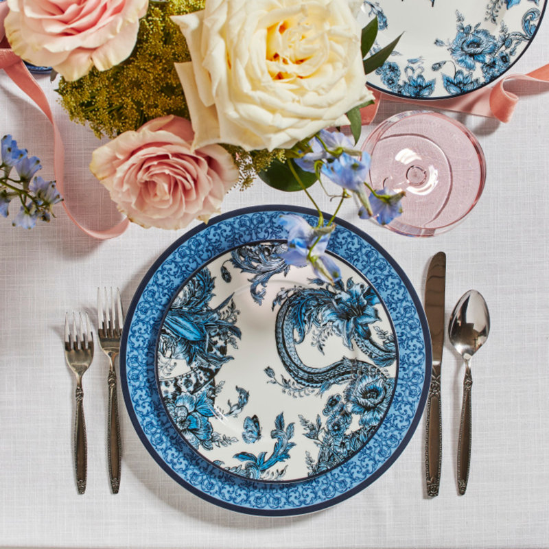 Marchesa Monarcha 12-Piece Dinnerware Set Porcelain