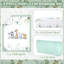 Ensemble de literie pour lit de bébé 3 pièces, animaux de safari, dinosaures, ours, forêt