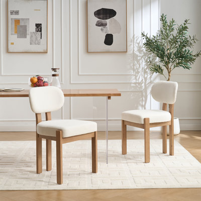 Ensemble de 2 chaises de salle à manger rembourrées Modern