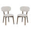 Ensemble de 2 chaises de salle à manger Cloyse Brown