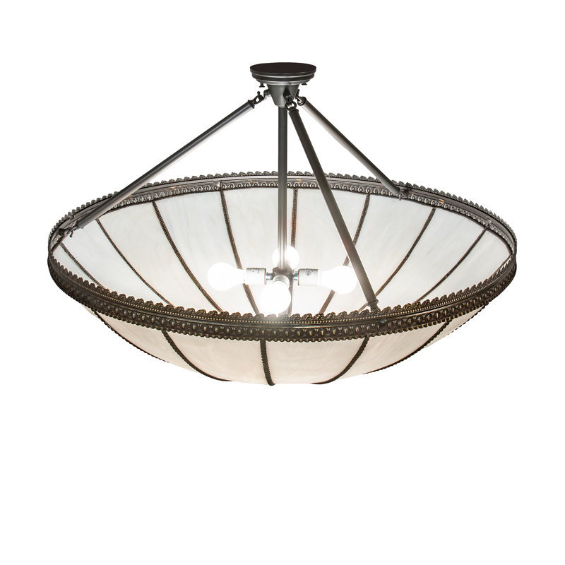 Meyda Tiffany & Stained Glass 4 - Light Semi Flush Mount