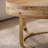 Modern Round Carved Wooden Coffee Table with Metal Legs for Living Room, Office, and Reception Areas-100683687