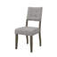 Chaise d'appoint capitonnée Alwie