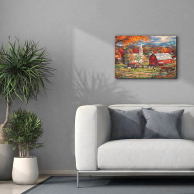 «Country Blessings» par Chuck Pinson, art mural sur toile
