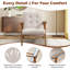 66 cm Wide Modern Design Tufted Accent Armchair with Solid Wood Frame (Set of 2)-325648511