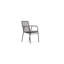Milos Stackable Dining Chair + Smoke Cushion