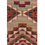 Tapis rétro Navajo vers 1950 4 pi 6 po x 8 pi