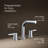 Elate Widespread Bathroom Sink Faucet 0.5 GPM-109554930