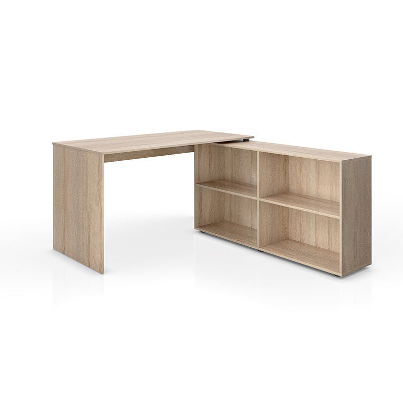 Arsen L-Shaped Executive Desk, Sonoma oak