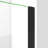 DreamLine Elegance-LS 56 3/4 - 58 3/4 inch W x 72 inch H Frameless Pivot Shower Door in Matte Black-121723724-122531096