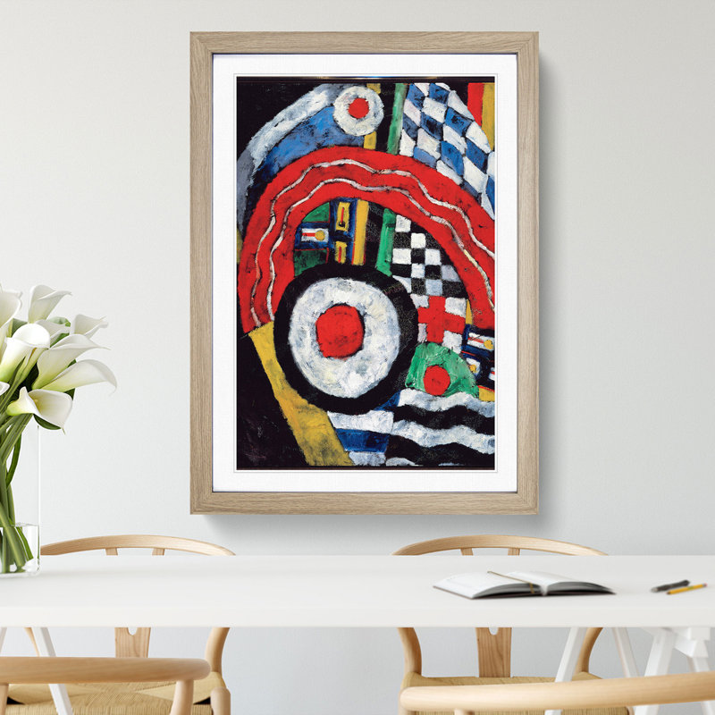 Painting No.46 by Marsden Hartley - Picture Frame Painting, 48cm H x 36cm W x 2cm D, Oak Framed