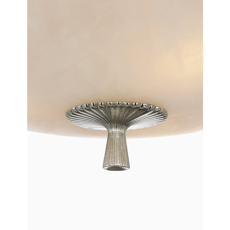 Aerin 3 - Light Semi Flush Mount, Polished Nickel