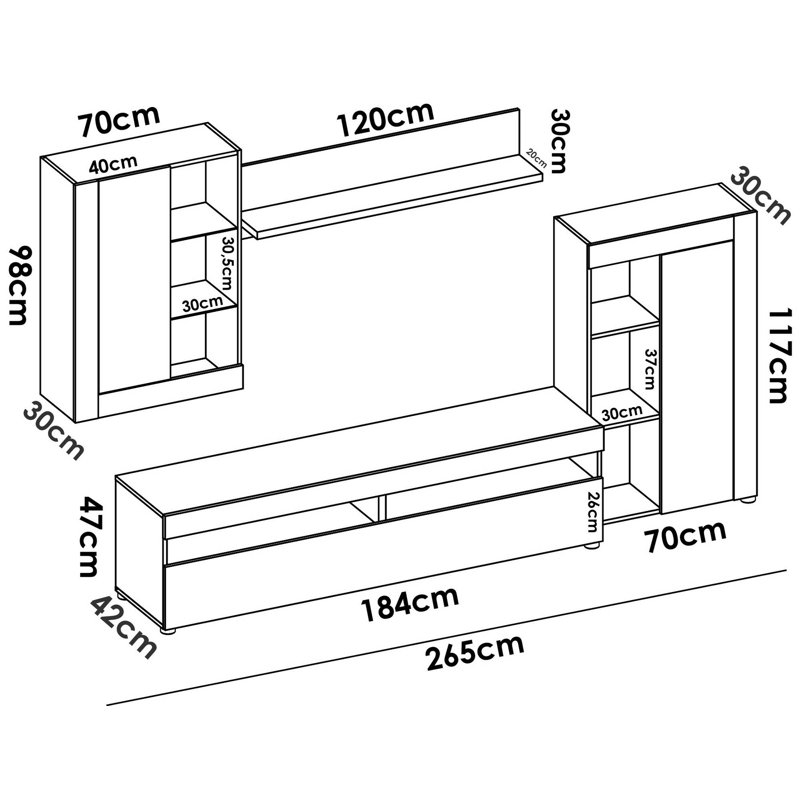 Awaah Rectangle Accent Cabinet