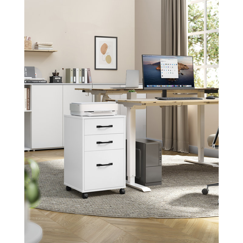 41x40x68.2cm 41cm Wide 3 -Drawer Mobile File Cabinet