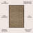 Haggerty Vintage Filigree Textured Weave Black/Khaki Indoor/Outdoor Rug-1909955199
