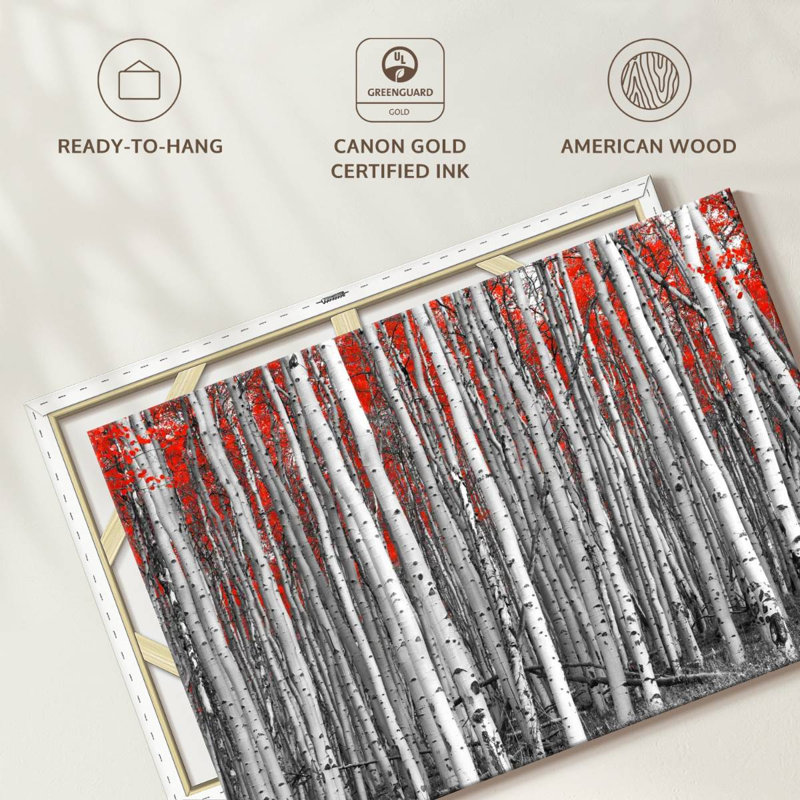Harnek Red Birch Forest, 8" H x 12" W