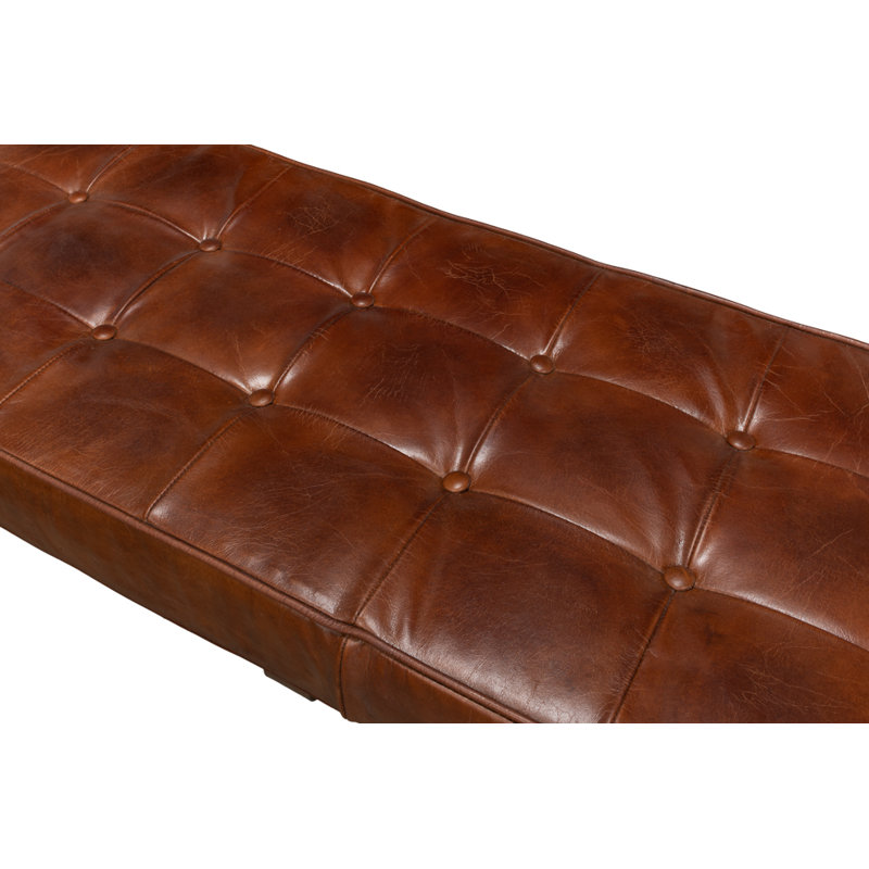 Prince Albert Leather Bench