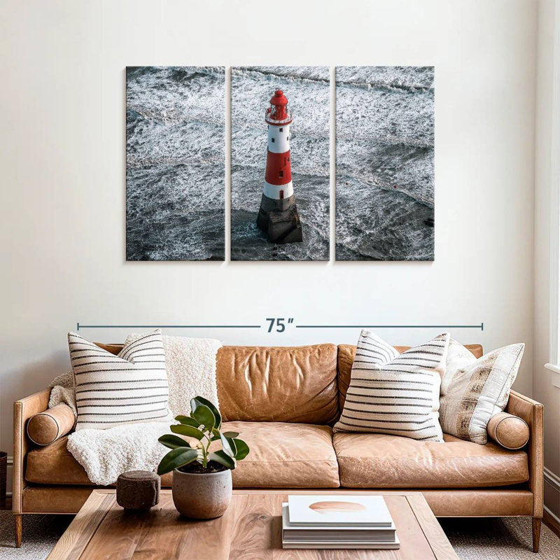 Lilie Beachy Head lighthouse, 36" H x 57" W
