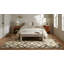 Tapis en laine touffeté à la main Marla, élégant tapis ivoire pour le salon, la chambre à coucher, le bureau et la maison, design élégant et durable