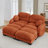 Premium Chenille Modular Sofa with Ergonomic Foam and Pleated Backrest Design-898889570