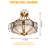 4 - Light Modern 17.7" Blossom Semi Flush Mount Chandelier