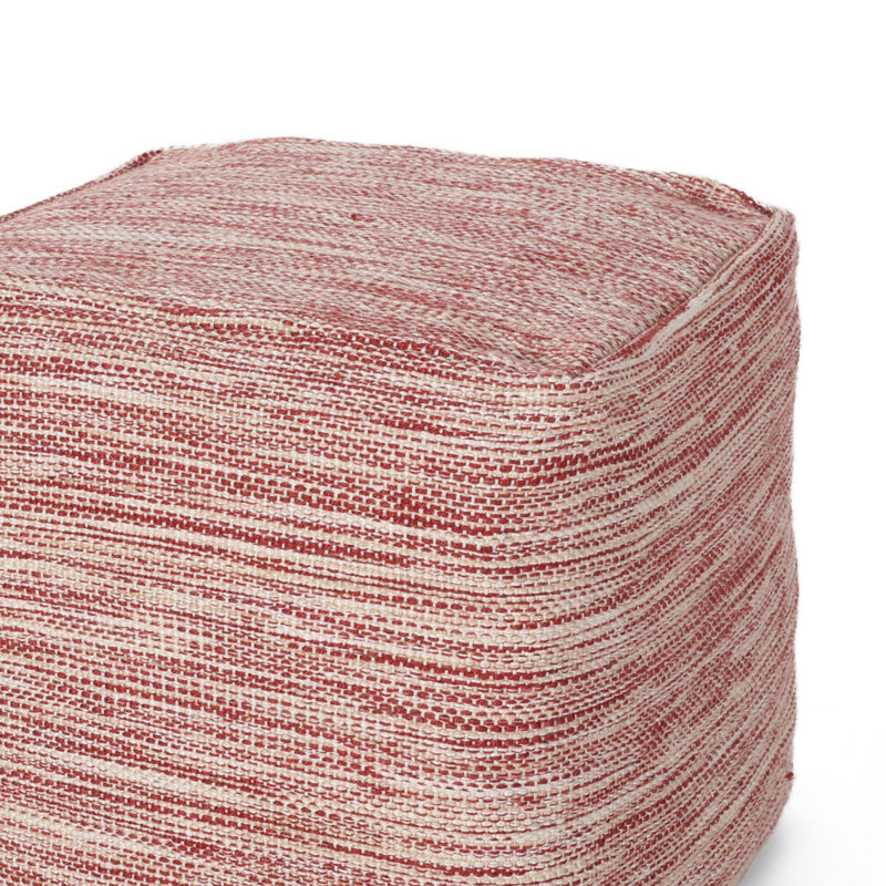 Pouf carré Enigma, Red