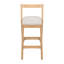 Tabouret en bois d'hévéa-118472609