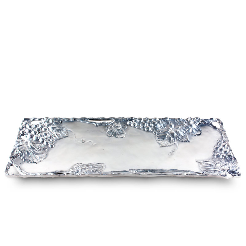 Arthur Court Designs Grape Aluminum Platter