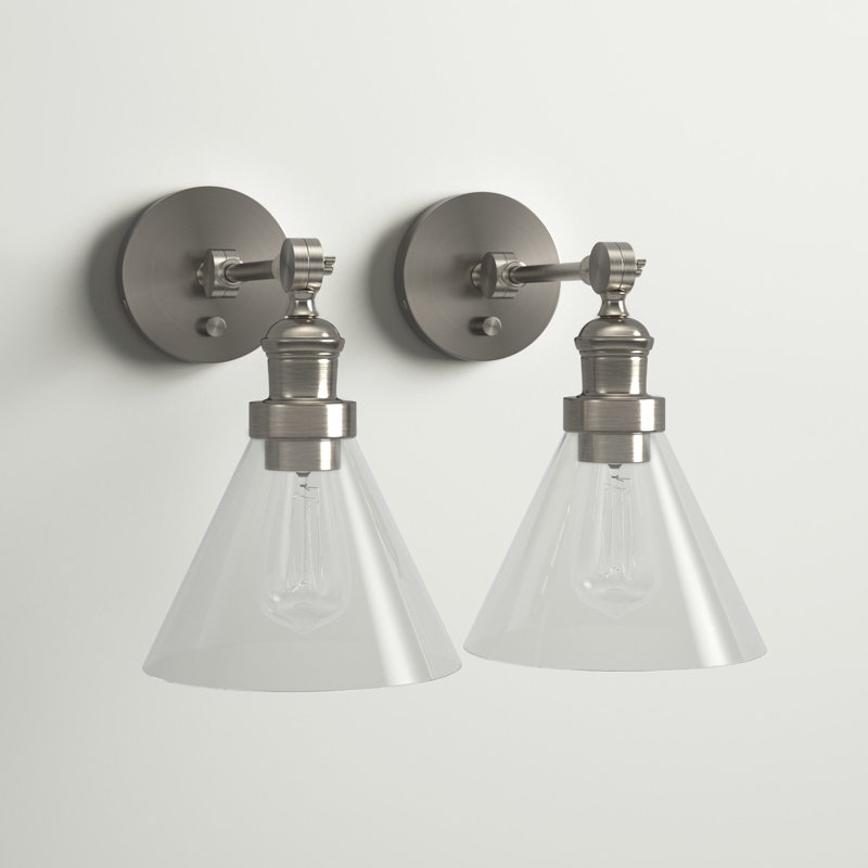 Projecteur à intensité variable 2 lumières Bennie, Nickel