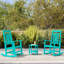 Ensemble de 2 chaises berçantes d'extérieur surdimensionnées-360946967