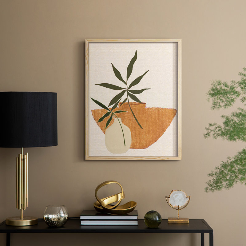 «Santa Fe Still Life II», reproduction encadrée - bois massif, H 11 po x l 9 po
