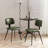 Faux Leather Dining Chair with Steel Legs-1830856907