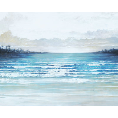 «Ocean Horizon», reproduction d'art sur toile tendue