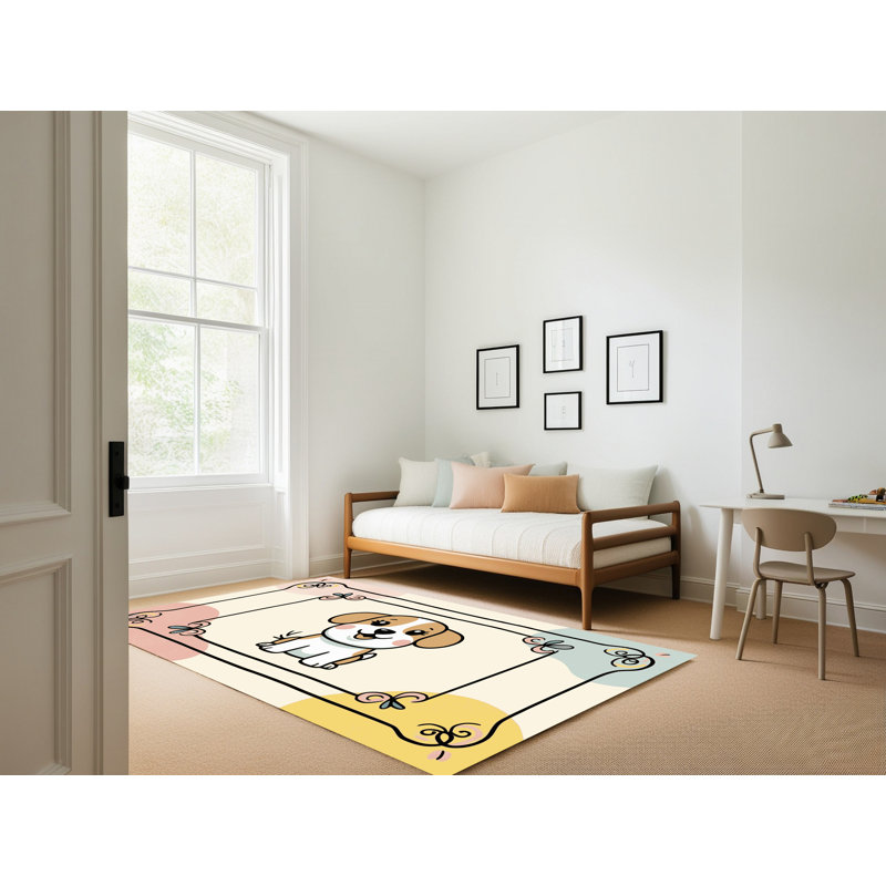 Tapis pour enfants East Urban Home, Rectangulaire 8 pi x 10 pi